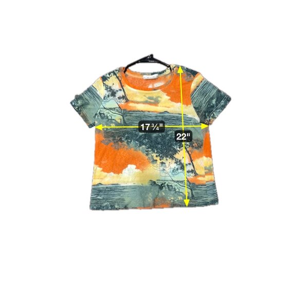 Nino Wong California Scenic Graphic Print Medium T-Shirt Multicolor Relaxed Fit - Picture 6 of 8